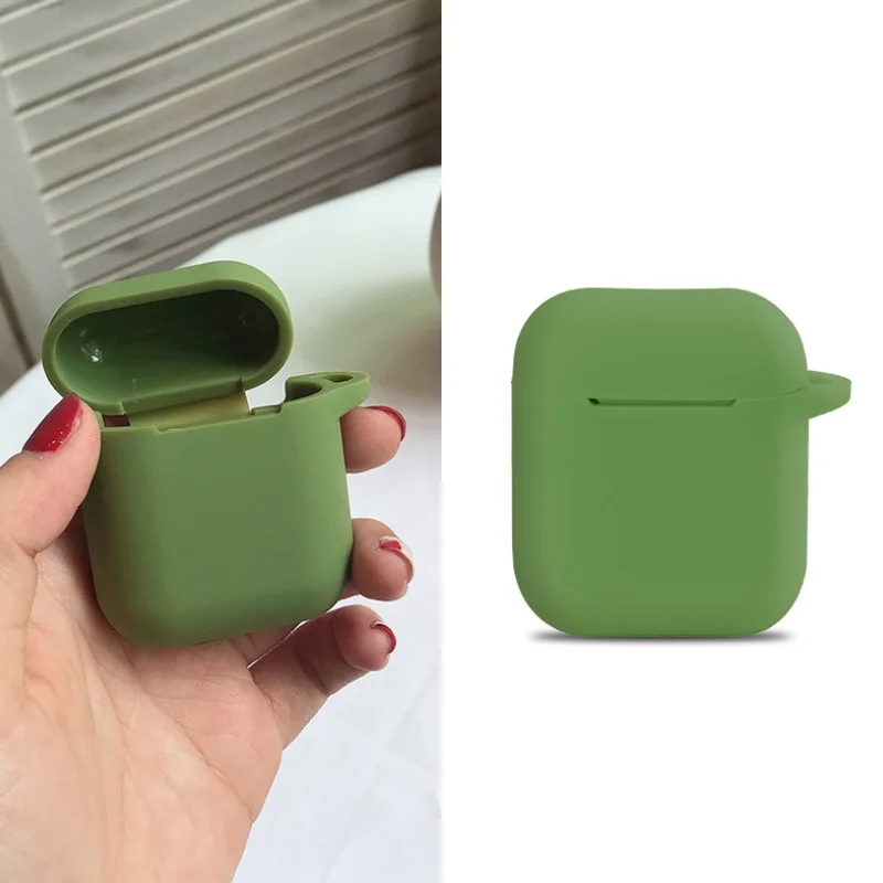1 шт. ТПУ силиконовый Bluetooth беспроводной чехол для наушников AirPods защитный