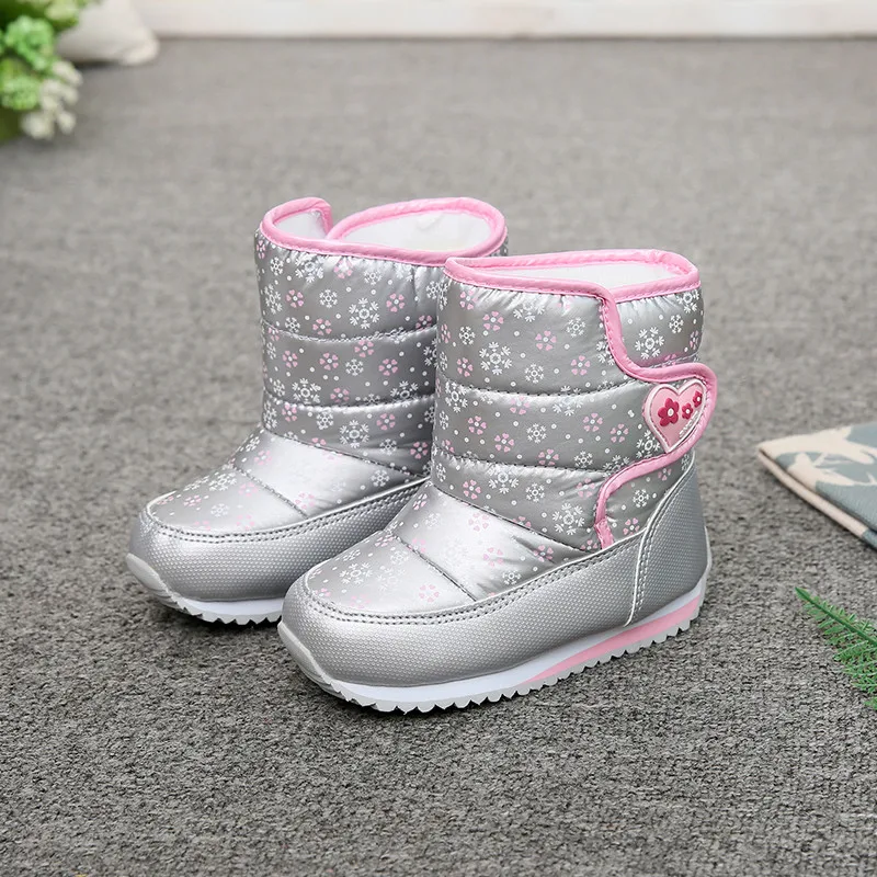 Новинка 2019 года зимняя детская обувь модные водонепроницаемые детские зимние