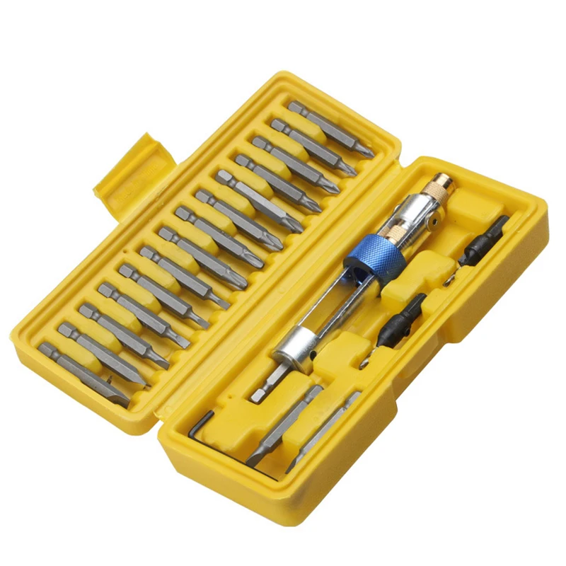 Mainpoint полувременная дрель 20 шт. бит высокоскоростная стальная головка конвертер