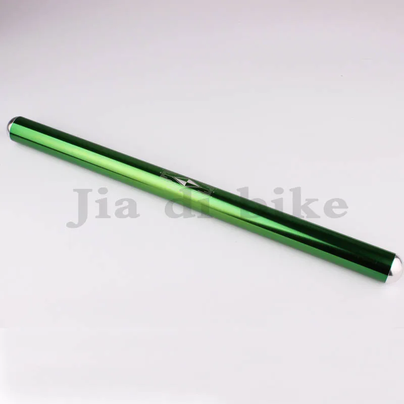 Green MUQZI, прямой руль для велосипеда, фиксированная шестерня, однообразный руль, 25,4 мм, алюминиевый сплав, ручка для велосипеда, части, аксессуары для оборудования - Цвет: Green