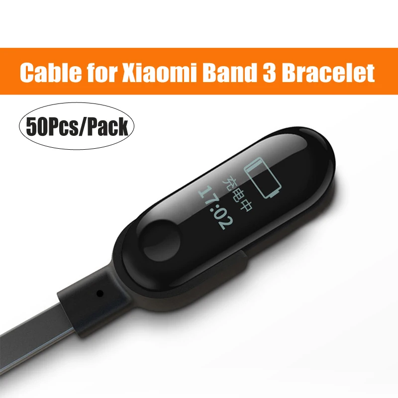 Зарядный кабель Amazfeel 50 шт./упак. Mi Band 3 для браслета Xiaomi 3|Смарт-аксессуары| |