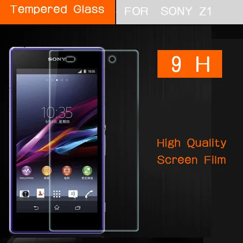 Для Xperia Z1 защитная пленка из закаленного стекла для SONY L39H C6902 Защитная переднего