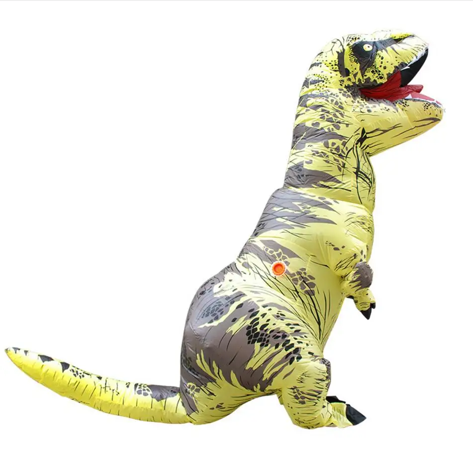 INFLATABLE Dinosaur T REX Costumes for women Blowup T-Rex Halloween Inflatable costume mascot Party adult | Тематическая одежда и