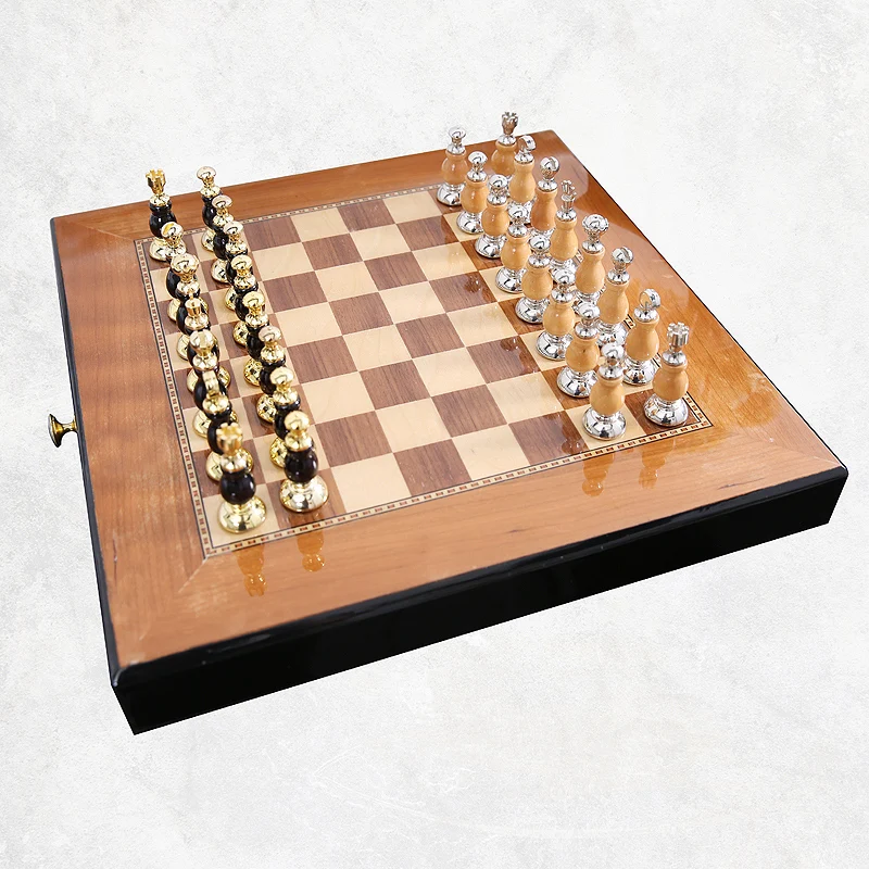 Шахматный набор высшего качества Умно деревянные шахматы хороший подарок для