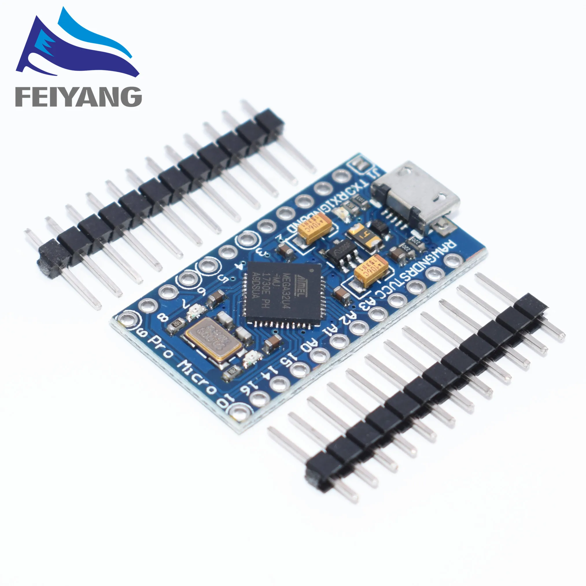 Сменный ATmega32U4 для arduino Pro Mini с 2-рядным контактным заголовком Leonardo Usb-интерфейса 5 в