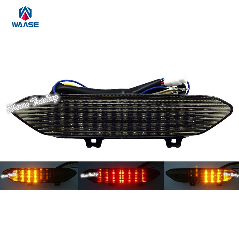 

Задний фонарь waase, задний стоп-сигнал, поворотники, индикатор поворота, встроенный светодиодный фонарь, дым для YAMAHA YZF R1 RN09 2002-2003