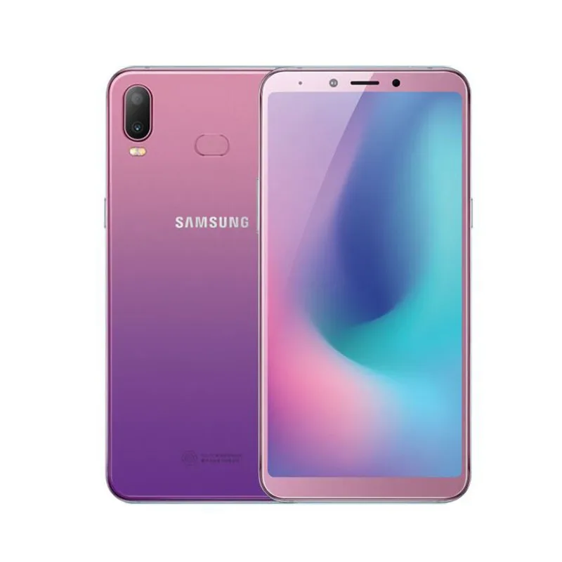 Purple Смартфон samsung Galaxy A6s G6200 6," 6 ГБ ОЗУ 64 Гб/128 Гб ПЗУ Восьмиядерный мобильный телефон Snapdragon 660 3300 мАч Мобильный телефон Android - Цвет: Purple