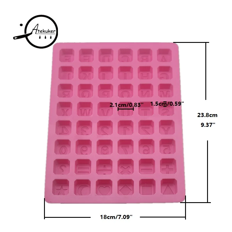 1 шт. Алфавит силиконовые формы для шоколада ледяной куб лоток сахарные конфеты