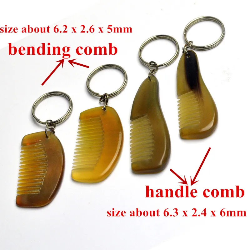 Yanting натуральный Рог подвеска в виде гребня брелок удобные аксессуары для