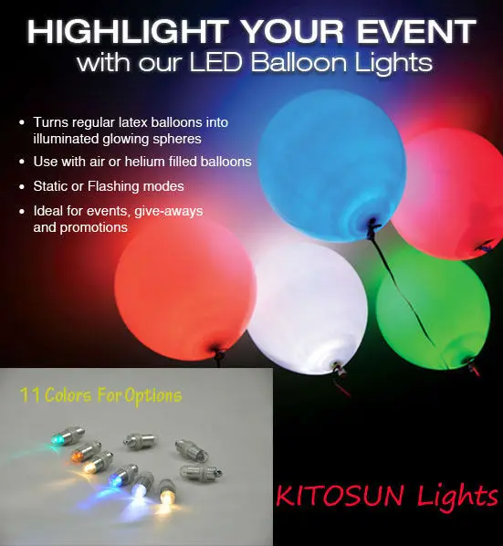 (100pieces/Lot) Battery Operated Mini LED Party Ligh Xmas Christmas Party Wedding Balloon Lights