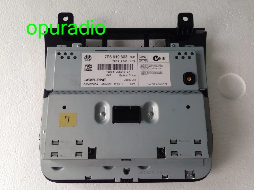 Сенсорный дисплей Alpine 7P6 919 603 QFVW006A Navi для VW Touareg 11 up автомобильная навигация аудио