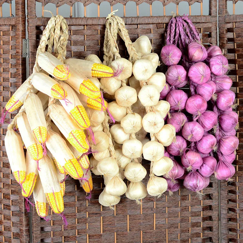 

1 String Artificial Simulation Food Vegetables Fish Fake Foam Fruit Wall Hanging Home Garden Shop Art Decor