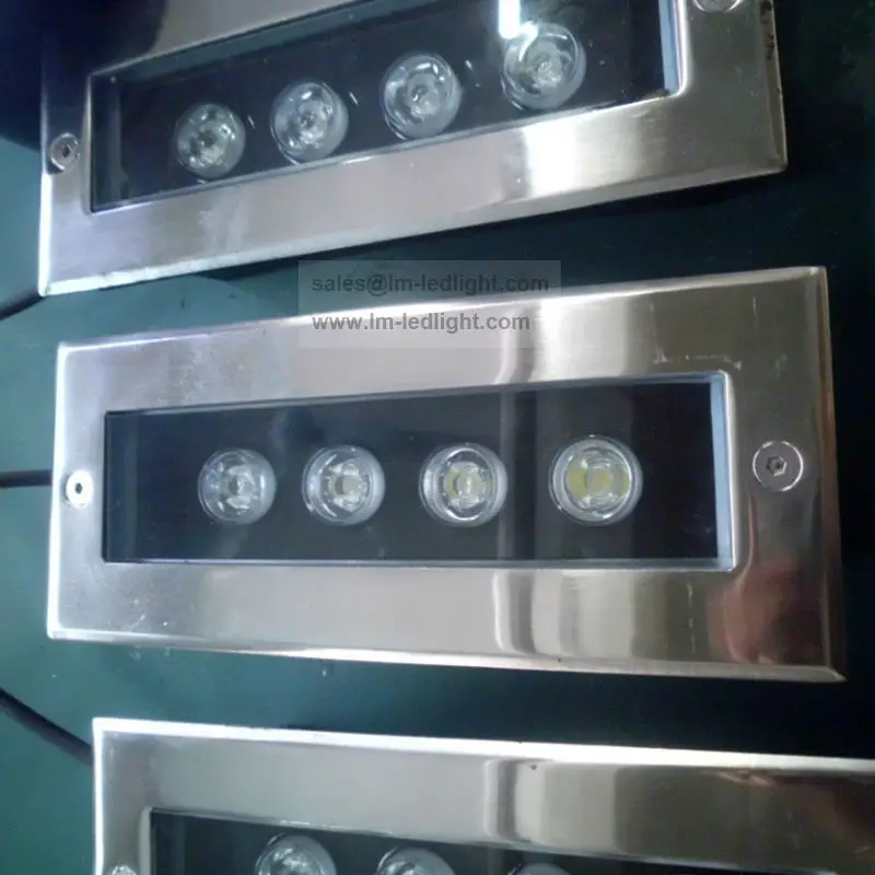 Оптовая продажа IP67 квадратные встраиваемые светодиодные Напольные светильники 4