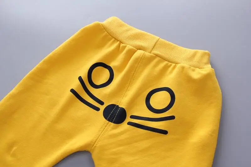 Pantalones de algod&oacute;n con dibujos animados para beb&eacute;, pantal&oacute;n de 0 a 3 a&ntilde;os, novedad de primavera, 2016-5