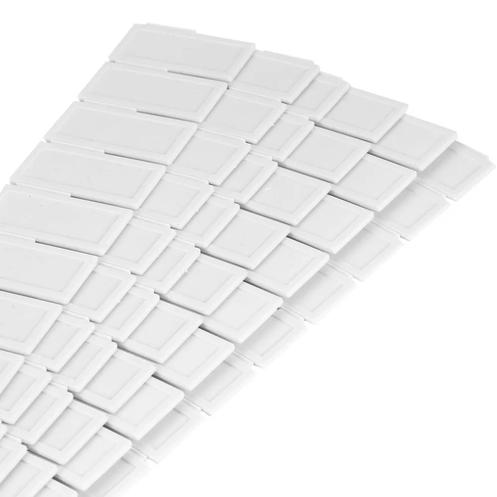 

6Pcs Good Quality Practical Plastic DIY Grid Drawer Divider Household Office Necessities Storage Organizer Divider White