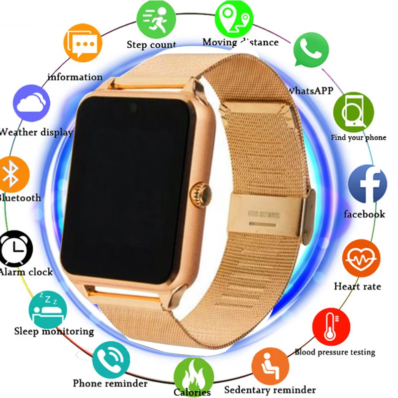 Новые смарт-часы GT08 Plus с металлическим ремешком наручные Bluetooth Смарт-часы