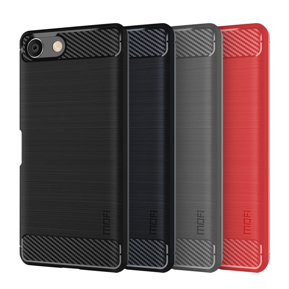 MOFi For Sony Xperia XZ4 Compact Case Shockproof Carbon Fiber Soft TPU Anti-Knock Cover Cases Mini Capa Coque |