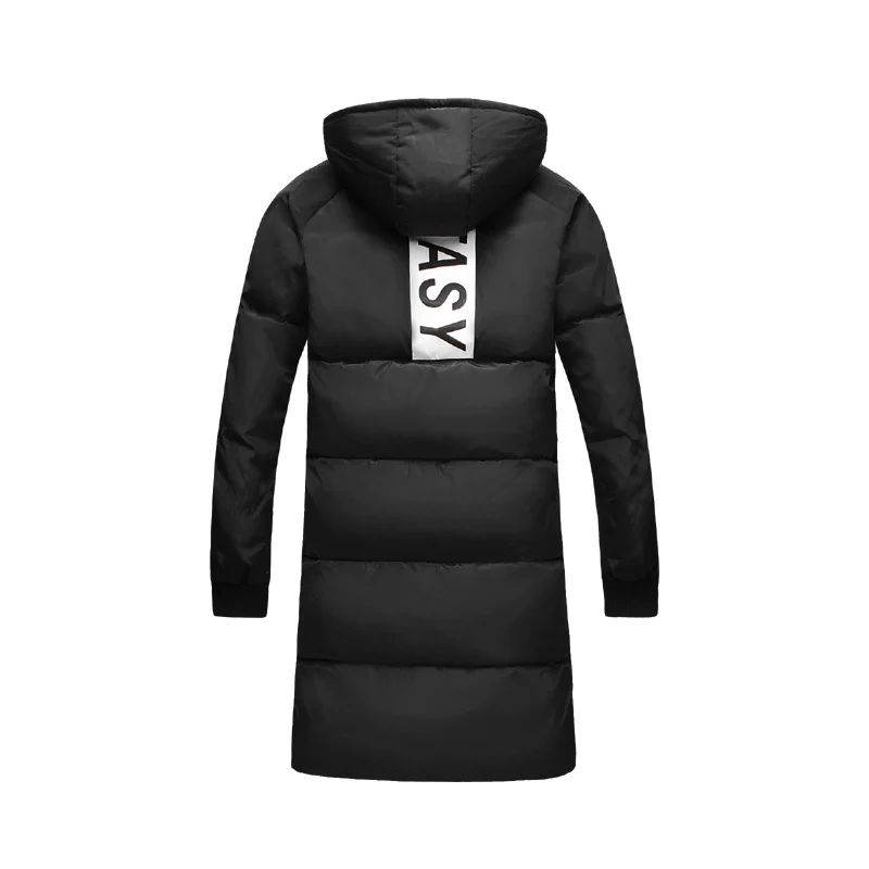 2016 новый зимний согреться Hat длинные мужчины куртка мода толстых мужчин хлопка