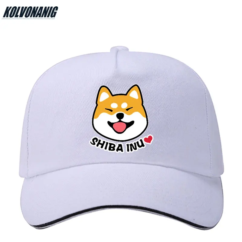 

Summer Cute Shiba Inu Dog Printed Baseball Cap For Women Men's Snapback Hats Adjustable Cotton Unisex Hip Hop Outdoors Sun Caps