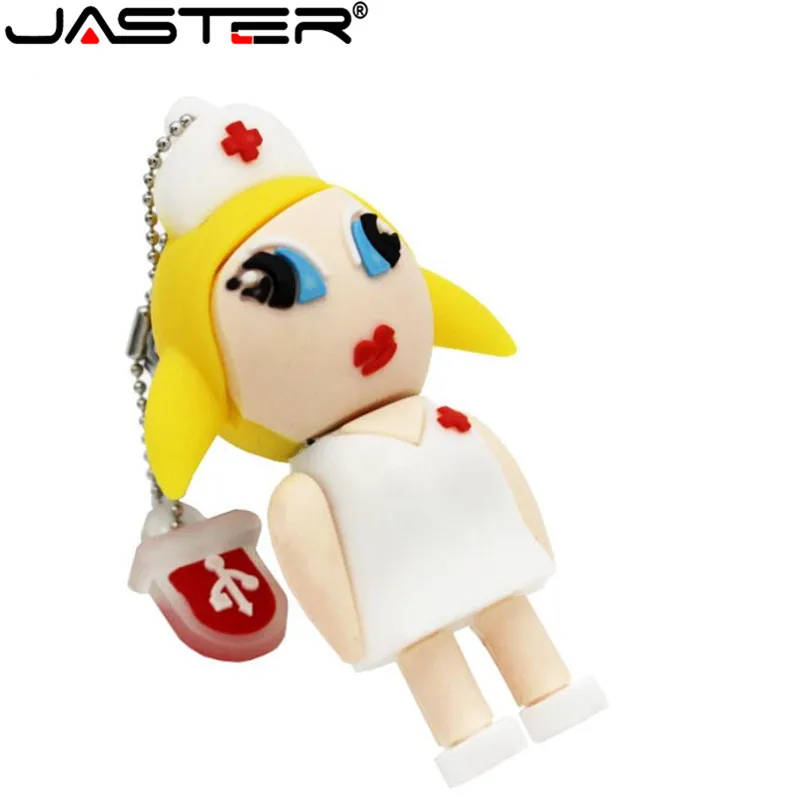 Joster креативная 100% реальная емкость мультфильм медсестры USB 2 0 флэш-карта 32 г/16 г/8
