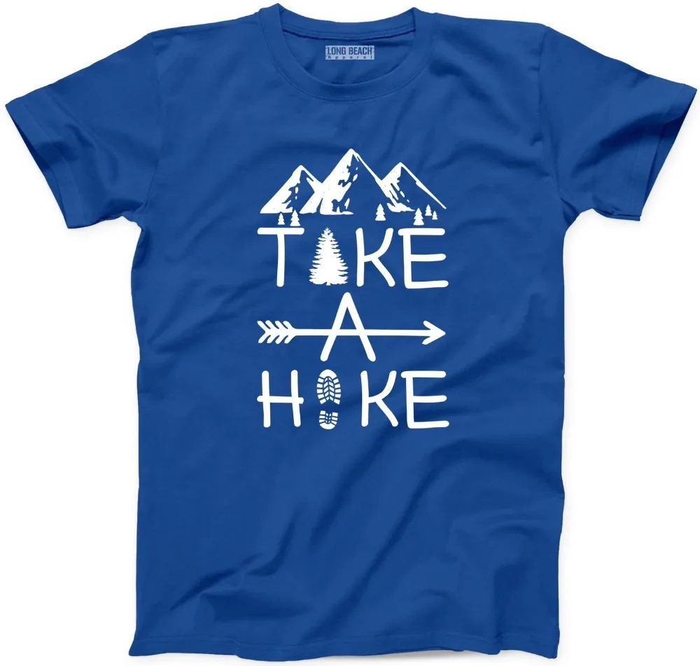 &quotTake A футболка Hike Funny Hiker Happy Camper New Adventure Mountain Graphic Tee 2019 хлопковая забавная с
