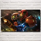 Metroid CGI Samus Aran аниме видео постеры с сюжетами игр и принтами настенное Искусство гостиная шелковые картинки домашний Декор украшение для живописи
