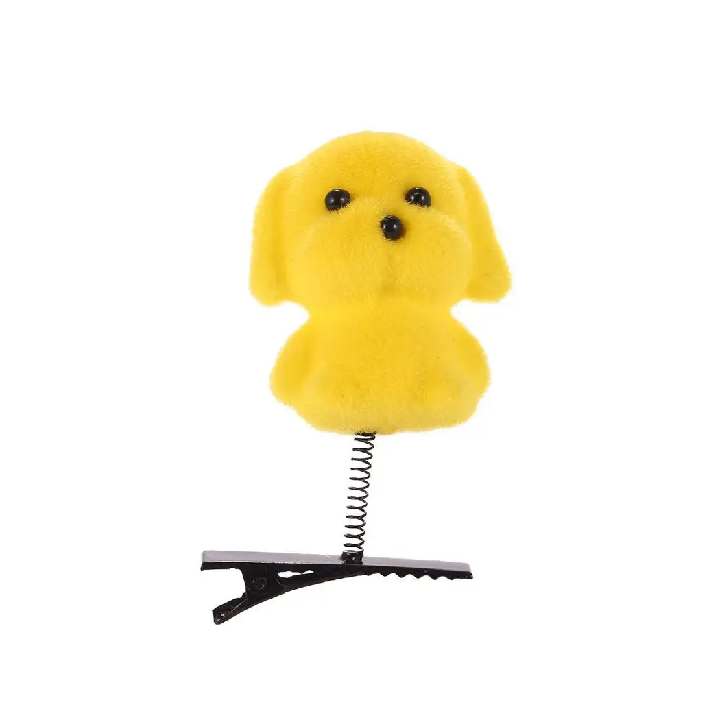 Women Girls Cartoon Cute Fleece Animal Pattern String Hair Clip Toy Gift Head Accessories Kids Toys Heart Chick | Детская одежда и