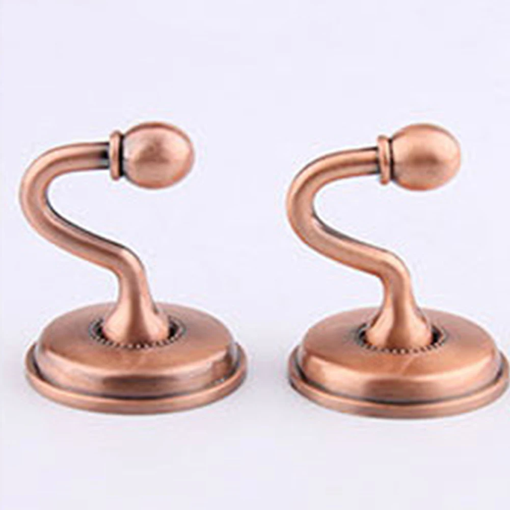 2x цинковый сплав занавес холдбэк стены галстук назад петли Подвесные держатель