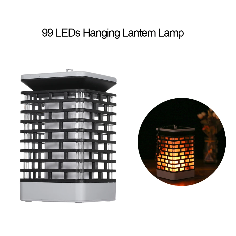 

Solar 99 LED Flames Light Dancing Flames Lighting Torches Hanging Lantern Lamp IP65 Outdoor Landscape Lights Walkway Lawn Garden