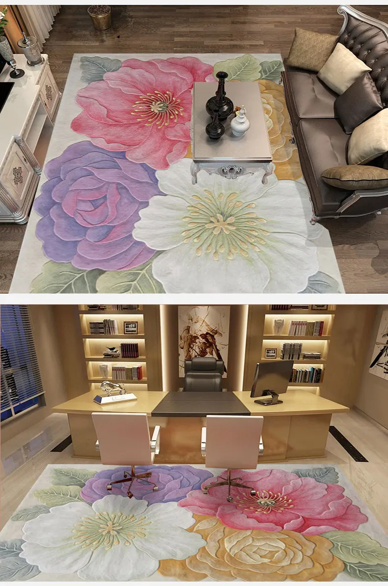 Ковер для кабинета шерстяные ковры большой размер ковер моющиеся коврики