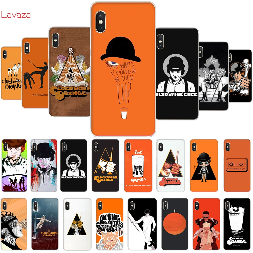 Жесткий чехол для телефона Lavaza A Clockwork оранжевая пленка аниме Xiaomi Mi 8 A2 Lite 9 SE A1 Max 3 F1