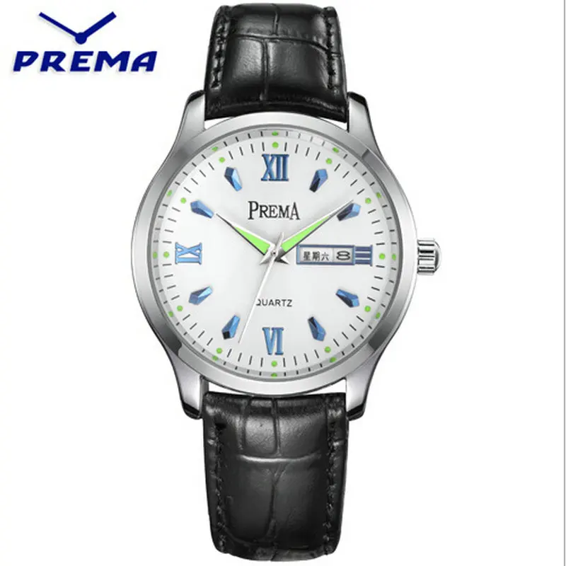 Новое поступление известный бренд мужской бизнес-пу кожаный ремешок Relojes