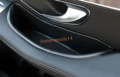 

4 Interior Door Handle Armrest Storage Box for Mercedes-Benz C-Class 14-15 W205