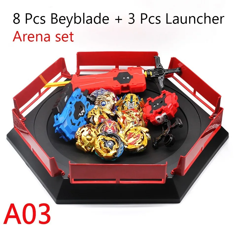TAKARA TOMY мобильный Beyblade Арена стадион Beyblade Burst гироскоп Арена захватывающий Дуэль спиннинг Топ Bayblade стадион игрушки - Цвет: A03