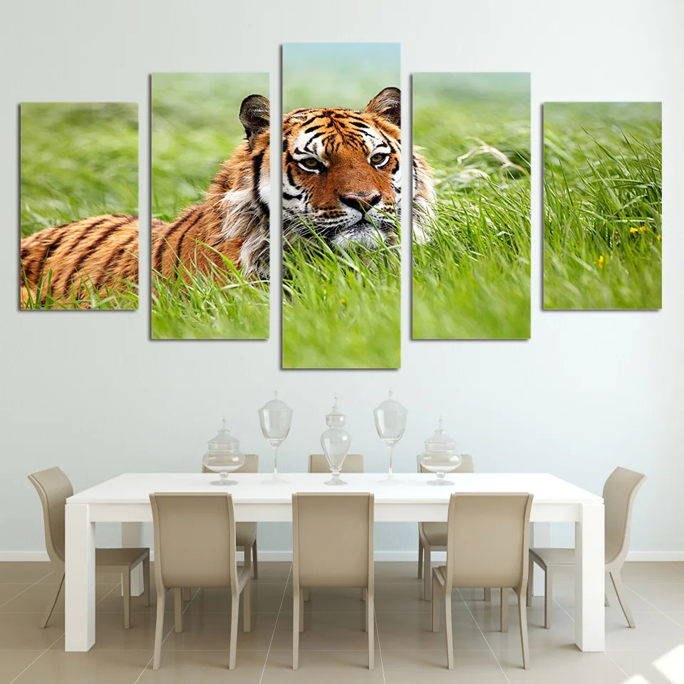HD принт Сибирский тигр Картина на холсте украшение комнаты печать плакат картина