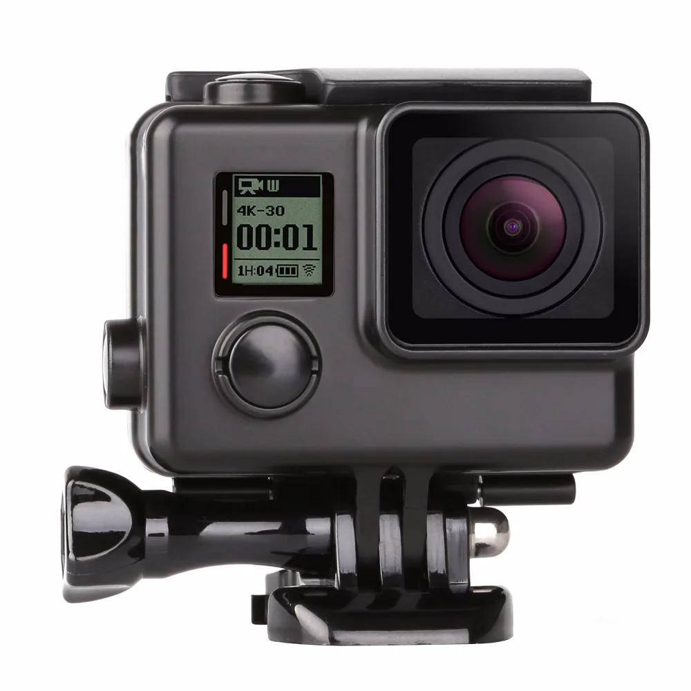 Защитный чехол для Gopro Hero 3 4 3+ черный серебристый защитный чехол для камеры Go Pro 4