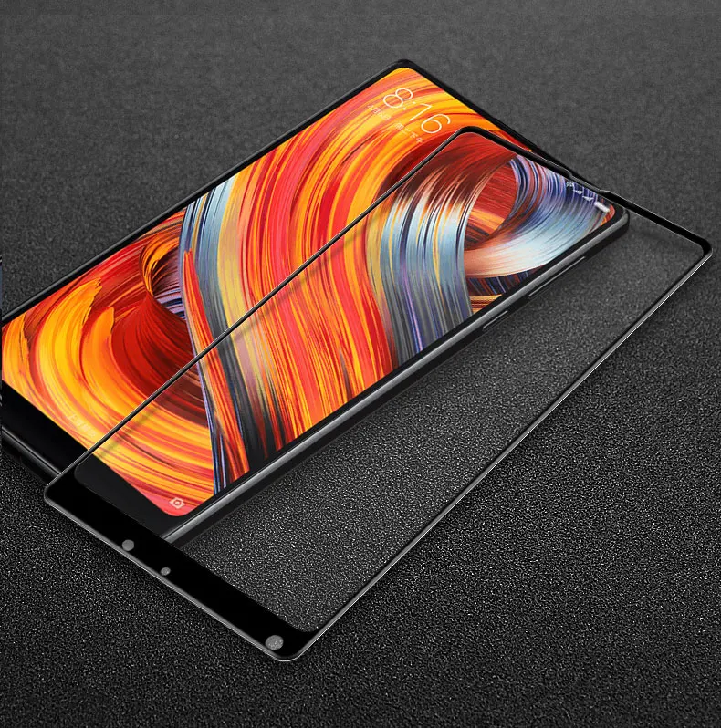 Mi x 2 Glas фильм iMAK PRO+ полный изогнутые закаленное Стекло Защитная пленка для Xiaomi mi x 2 стекло Экран протектор