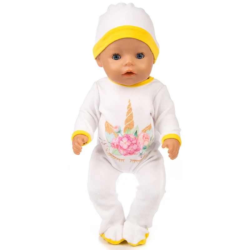 Toy Gift Doll Clothes accessories cute Flamingo set Fit 18 Inch American Doll&amp43cm baby doll Christmas gift | Игрушки и хобби