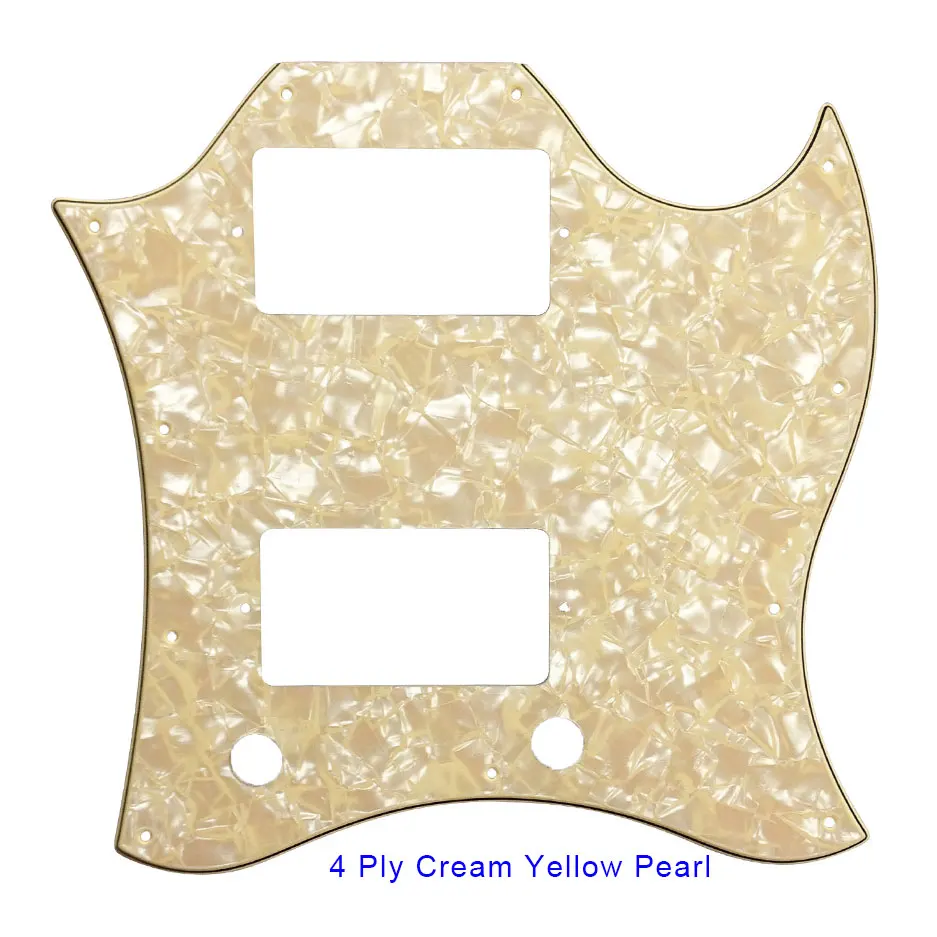 Pleroo гитарные Запчасти-для Gib standard SG Full Face Гитара Pickguard Route PAF Humbuckers Scratch Plate