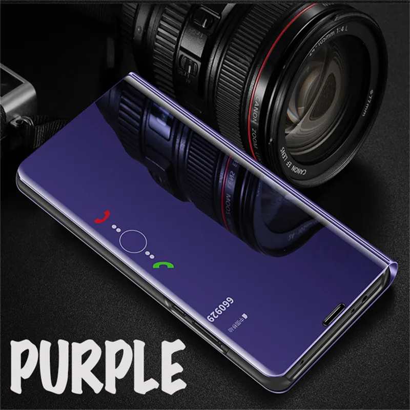 purple Чехол-книжка с стоя кожаный чехол для huawei P30 P10 P20 lite Коврики 20 10 Pro P Smart плюс Honor 9 9i 10 Lite Nova 3 3i 3E 4 4E - Цвет: purple