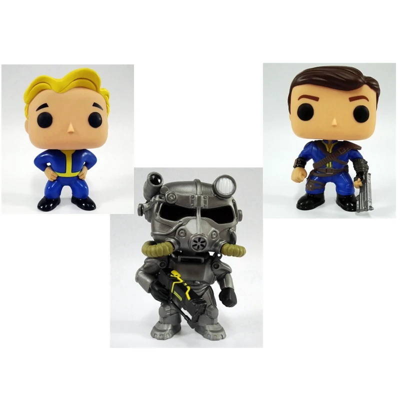 Экшн-фигурка падающего скейтборда Fallout VaultBoy игрушечная кукла без цветной коробки