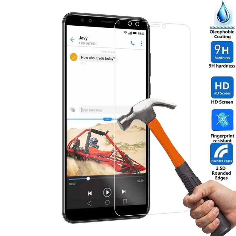 Стекло для экрана Huawei P20 Lite P10 Plus 9H HD на P9 2017 Закаленное пленочное стекло Pro.