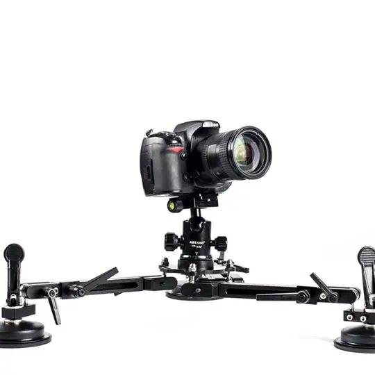 Портативный алюминиевый окна автомобиля на присоске видео стабилизатор камеры