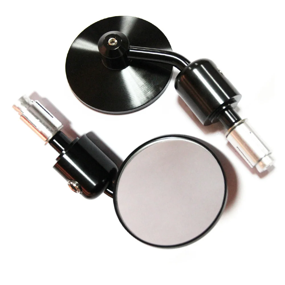 Зеркало заднего вида для мотоцикла алюминиевая ручка с ЧПУ боковое зеркало|accessory