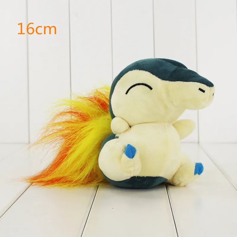 Cyndaquil 10-20 см eevee Meowth плюшевые Мультяшные куклы, игрушки, черепаха, торшик, Groudon Bulbasaur Chikorita Cyndaquil Snorlax Charmander - Цвет: Cyndaquil