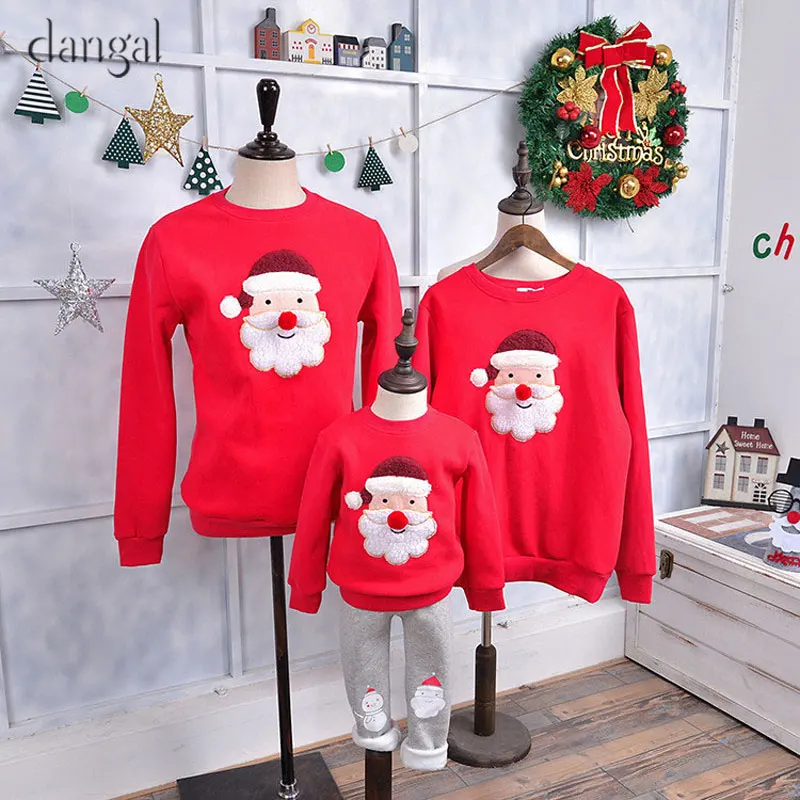 Family Christmas Sweaters Set Clothes for Couple Tick Green Red | Женская одежда