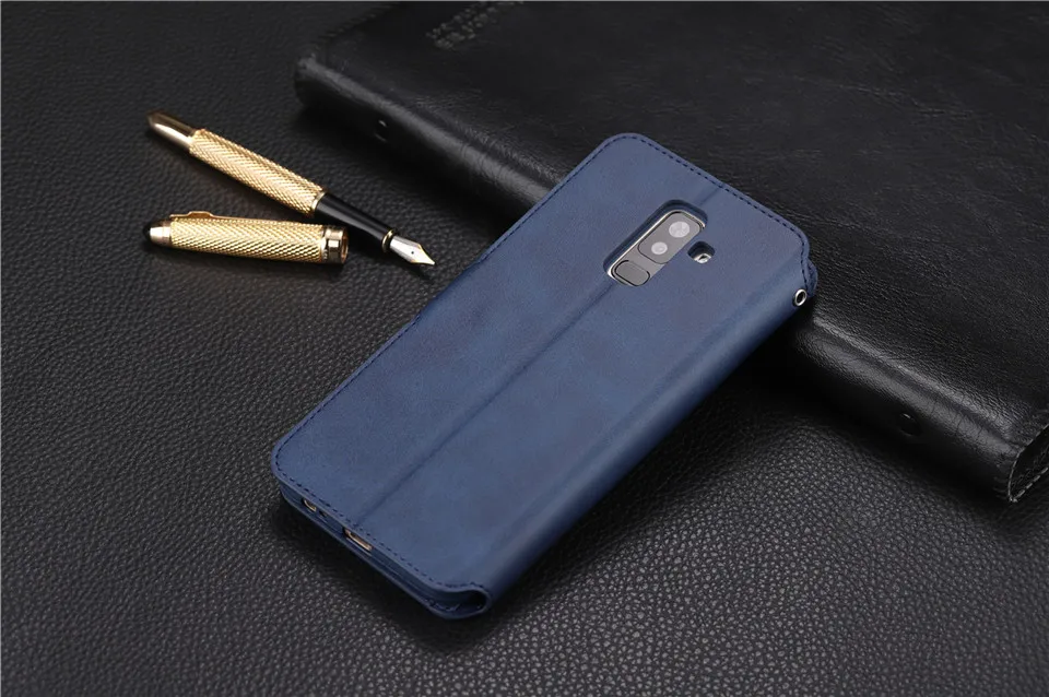Для samsung Galaxy A30 A40 A50 A60 A70 A80 A90 чехол Роскошный кожаный кошелек с отделением для карт, на магните откидная крышка для телефонов A20 edge