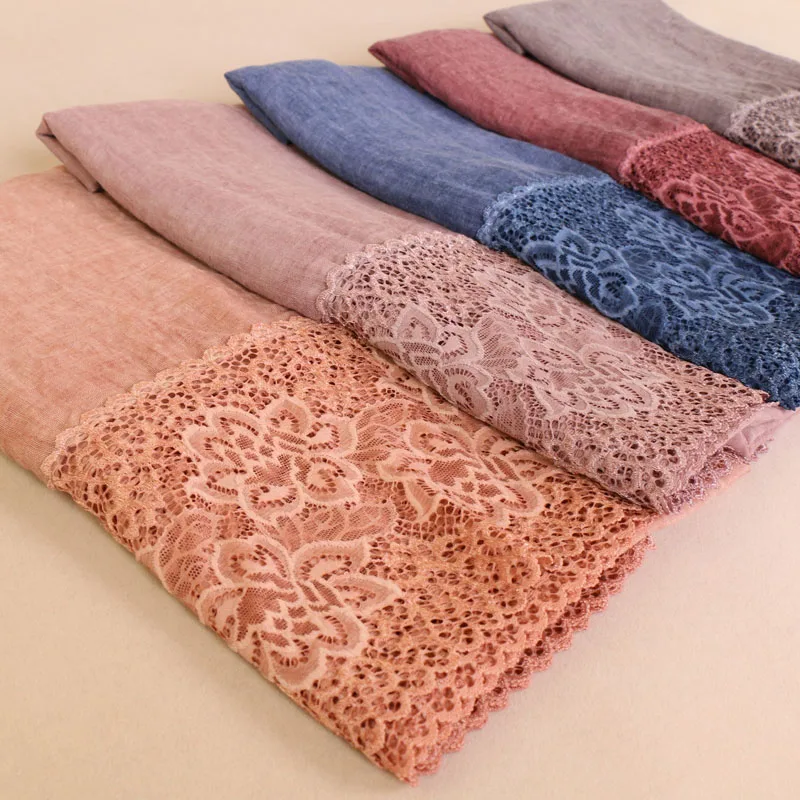 

Женский шарф с цветочным принтом, бандана из хлопка, мусульманский хиджаб, красивые шарфы-повязки/шарф, 10 цветов, 180*85 см, 10 шт./лот, новое пост...