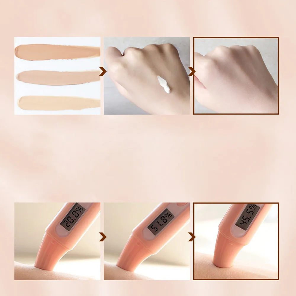 Увлажняющий отбеливающий телесный макияж Жидкий тональный крем консилер