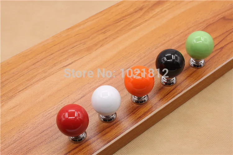 10 шт. 27 мм керамическая ручка шкаф ручки красочные милый парень мальчики девочки